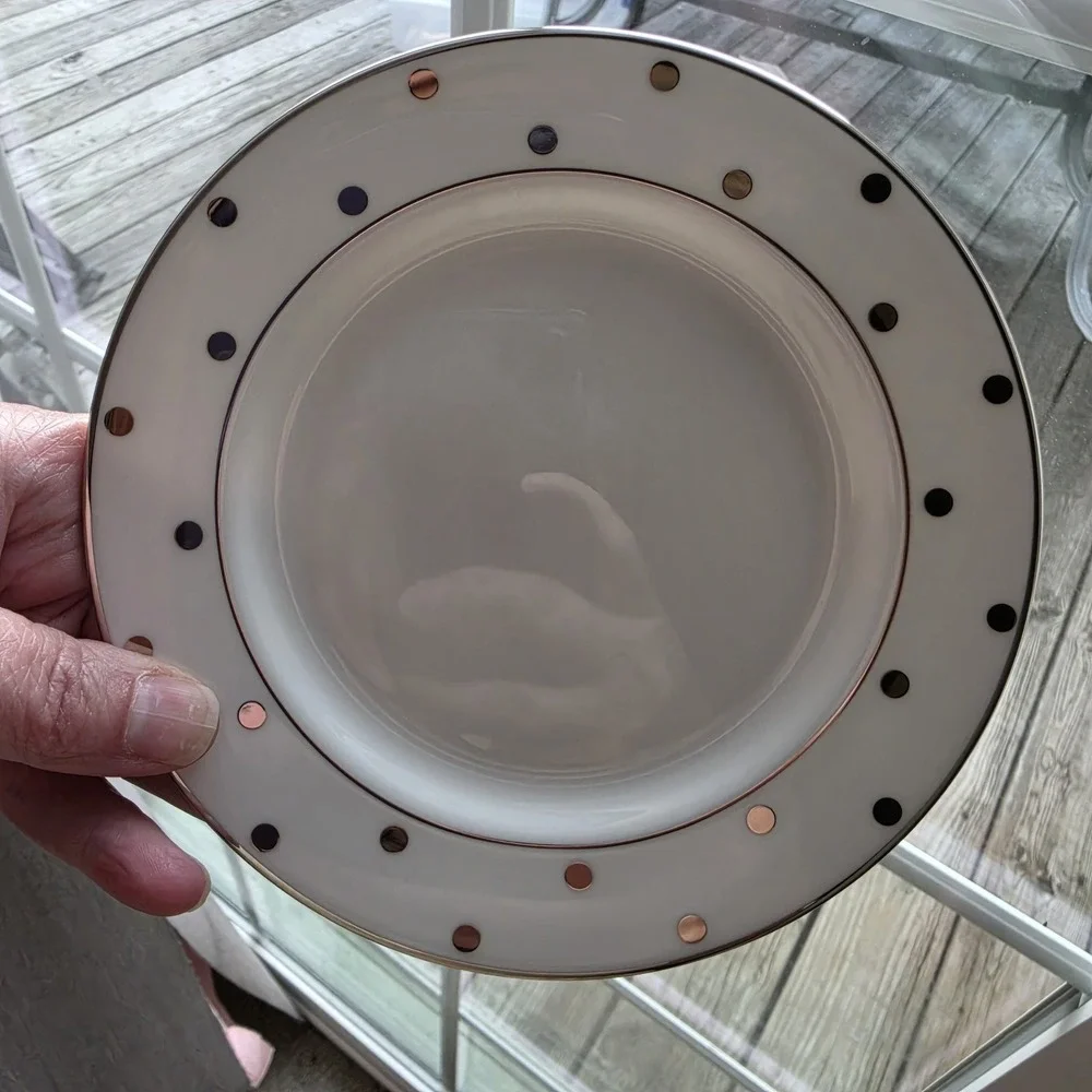 Kate Spade New York LENOX Larabee Road‎ Lot Of 2 B&B/Dessert Plates Fine China